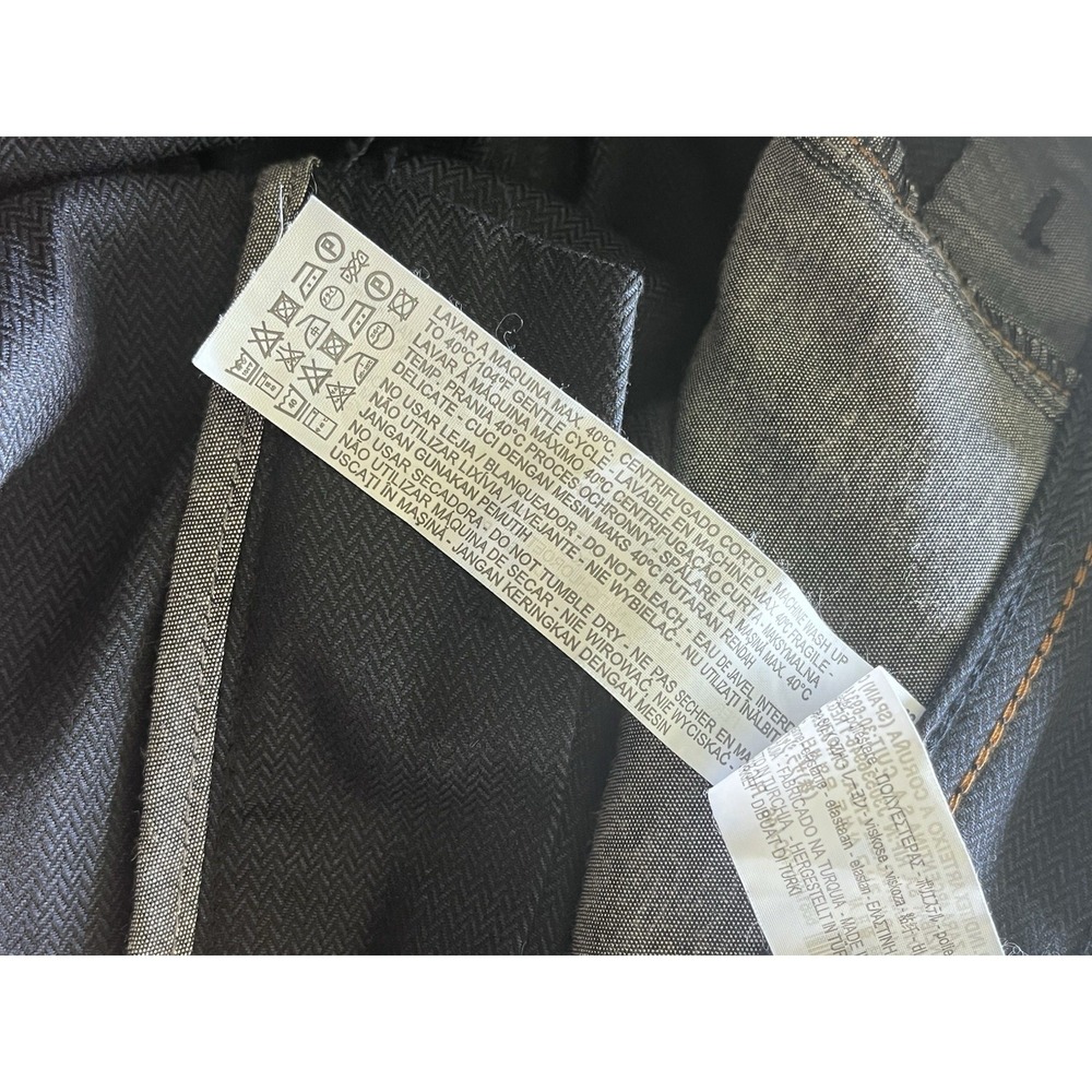 Zara Pants Mens Size 36x30 Navy Blue Skinny Fit 5-pocket Pants Slacks NWT - Picture 5 of 7